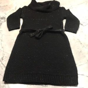 Cherokee Knit Dress w/ Metallic Detail, size 10-12
